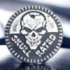 3D - SKULL RATED METAL Jeep BADGE - Stickitbadges.com - 3M included