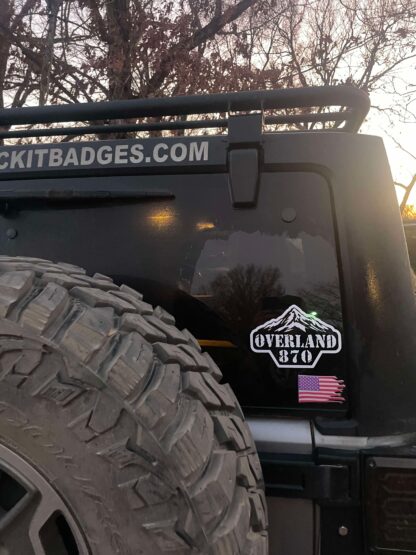 Overland 870 Vinyl Sticker