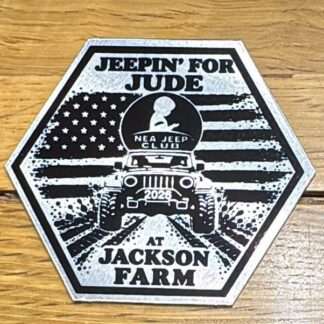2026 Jeepin' For Jude Jeep Badge